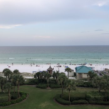 Silver Shells Beach Resort & Spa - Patio view - Vacation Rentals Near Me - Destin, Florida
