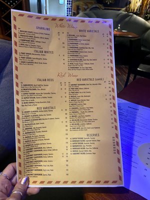 Menu photo 4 Arrivederci Scottsdale, AZ