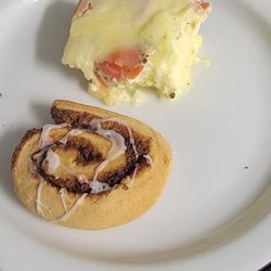 Main West Post Acute Care - What ever is at the top it was ice cold and watery. The cinnamon roll says it all. That was old when it was fresh.