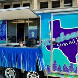 Bluebonnet Shaved Ice - Truck and order window