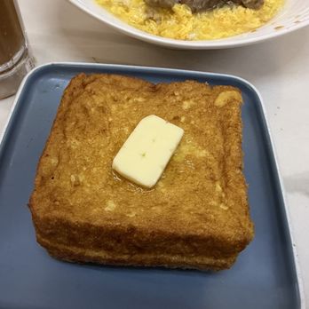 Garden Cafe - Hong Kong French Toast with Peanut Butter / 西多士 - Hong Kong Style Cafe Near Me - Castro Valley, California