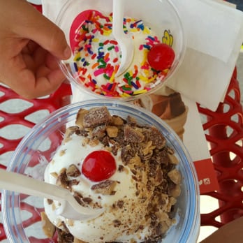 Andy's Frozen Custard - Kids sprinkle n regular heath bar - Desserts Near Me - Pflugerville, Texas Andy's Frozen Custard - Kids sprinkle n regular heath bar - Desserts Near Me - Pflugerville, Texas