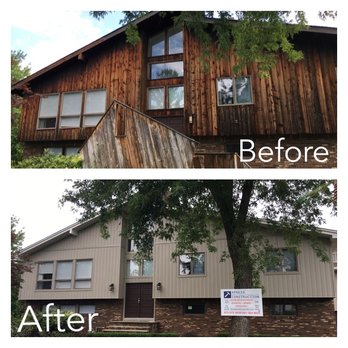 Xpress Construction - What a difference, right? This home used Board & Batten siding. - General Contractors Near Me - Ridgewood, New Jersey