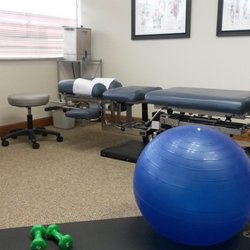 Triad Sports & Family Chiropractic - Treatment Room- We use low tech rehabilitation and corrective exercise along with your adjustments for long term results.