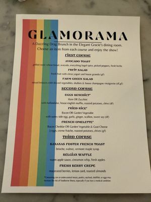 Menu photo 6 Gracie's Portland, OR