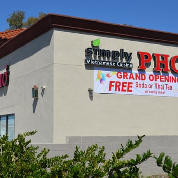 Simply Pho - I can see the restaurant from the intersection, plenty of parking in the plaza. - Vietnamese Near Me - Lake Forest, California