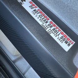Incognito Tints - Clever anti-window openings stickers to remind you not to put your windows down for a few days as the tint drys