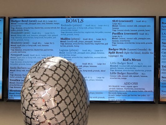 Menu photo 8 Badger Bowls Redlands, CA Menu photo 8 Badger Bowls Redlands, CA