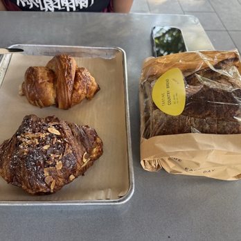 Tartine - Pasadena - FRANGIPANE CROISSANT and Ham and cheese croissant, and half loaf - Bakeries Near Me - Pasadena, California Tartine - Pasadena - FRANGIPANE CROISSANT and Ham and cheese croissant, and half loaf - Bakeries Near Me - Pasadena, California