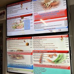 Slackers Burger Joint - Menu as of 10/2025