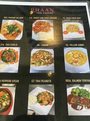 Menu photo 1 Rhaan Thai Cuisine Arlington, TX