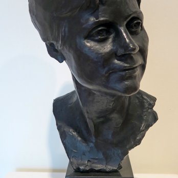 Artis—Naples - Abel Chretien; Bust of Olga Hirshhorn; 1966; bronze - Museums Near Me - Naples, Florida