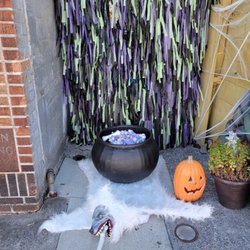 Spirit of Halloweentown - Props all over downtown .