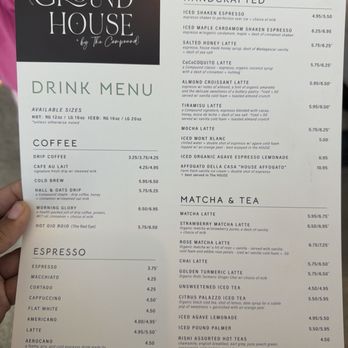 GroundHouse - Menu - Coffee & Tea Near Me - Caldwell, New Jersey