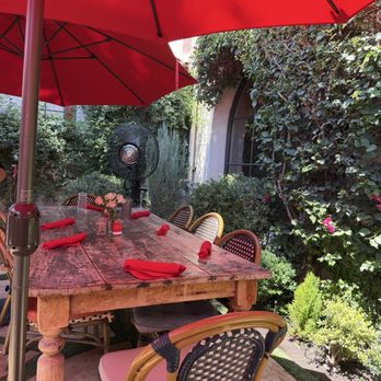 FARM - Outdoor seating feels like Europe - French Near Me - Palm Springs, California