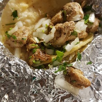 Blue Agave Tequila Bar & Restaurant - Chicken mini taco, Uber Eats delivery - Mexican Near Me - Chicago, Illinois