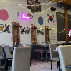 The restaurant area