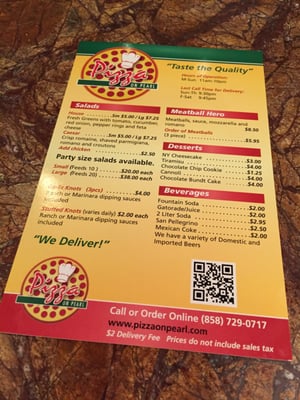 Menu photo 6 Pizza on Pearl La Jolla, CA Menu photo 6 Pizza on Pearl La Jolla, CA