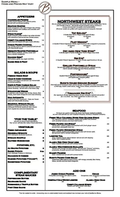 Menu photo 8 Budd's Broiler Richland, WA