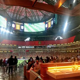 View of field from the bar. View of field from the bar.