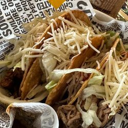 Guzman y Gomez - Schaumburg - Two Steak and One Pork Mild Taco