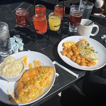 Brick & Spoon - Biloxi - This is the creole omelette and grits and hash browns! With the trio mimosa's! Tried 6 flavors! - Breakfast & Brunch Near Me - Biloxi, Mississippi Brick & Spoon - Biloxi - This is the creole omelette and grits and hash browns! With the trio mimosa's! Tried 6 flavors! - Breakfast & Brunch Near Me - Biloxi, Mississippi