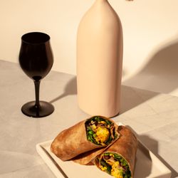 Fed - Curried cauliflower chickpea wrap