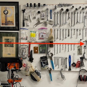 All Current Electric - Red line = 66" =1.676 m distance from inside garage wall to outlet. - Electricians Near Me All Current Electric - Red line = 66" =1.676 m distance from inside garage wall to outlet. - Electricians Near Me