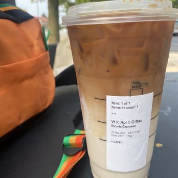 Starbucks - Apple oat macchiato - Coffee & Tea Near Me - Homewood, Illinois