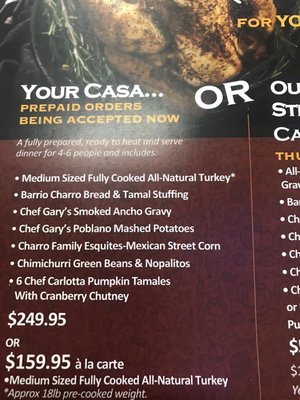 Menu photo 8 El Charro Cafe Tucson, AZ