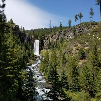 Tumalo Falls - From the parking lot area - Hiking Near Me - Bend, Oregon Tumalo Falls - From the parking lot area - Hiking Near Me - Bend, Oregon