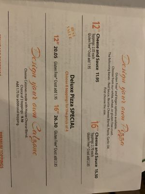 Menu photo 4 Sally O'Neal's Pizza Hotline Tampa, FL Menu photo 4 Sally O'Neal's Pizza Hotline Tampa, FL