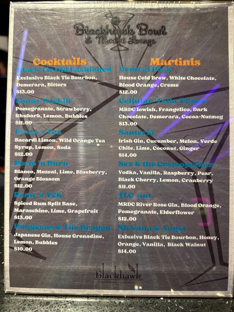 BLACKHAWK BOWL & MARTINI LOUNGE Updated September 2024 24 Photos