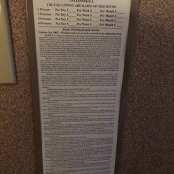 Moberly Inn - Maybe they didn't fill in the prices because they might change in the past 17 years and didn't have enough cards to change it.