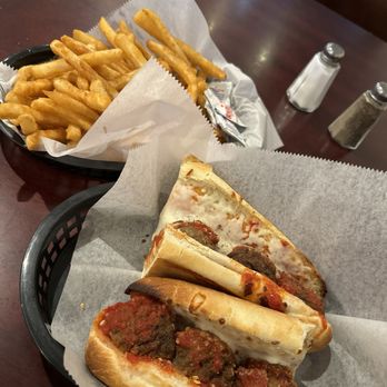 Capo’s Pizzeria Babcock - Meatball Parm and Fries - Pizza Near Me - San Antonio, Texas