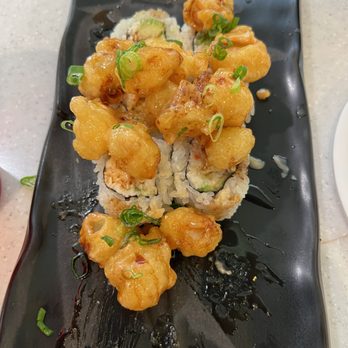Kakuna Sushi - Bubble. crab, avocado - scallops tempura, miso sauce, eel sauce, scallion. - Sushi Bars Near Me - San Leandro, California