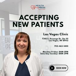 Health Xpress Medical Center - Busy schedule? We're open weekends for your convenience.