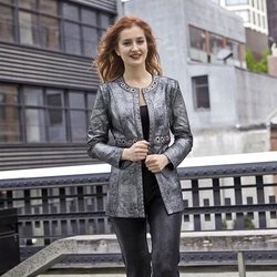 Gaby L's Boutique - Faux leather jacket is in stock now.