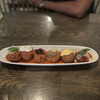Grana - Meatball flight - Italian Near Me - Atlanta, Georgia