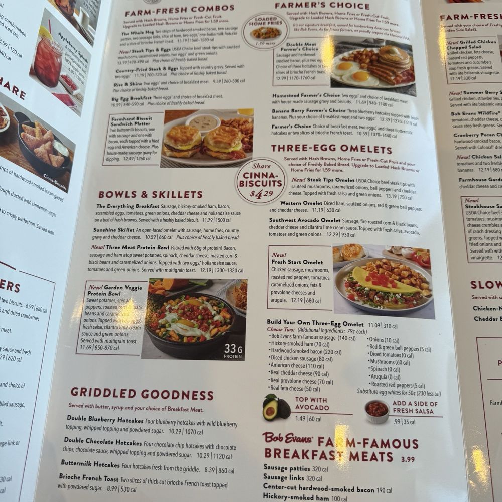 Bob Evans - Menu 5-2024 - American Near Me - Holland, Michigan Bob Evans - Menu 5-2024 - American Near Me - Holland, Michigan