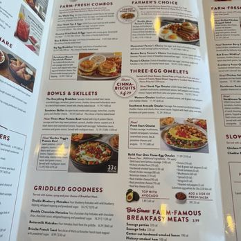 Bob Evans - Menu 5-2024 - American Near Me - Holland, Michigan
