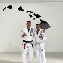 Hawaii Jiu Jitsu Academy - Professor Moku and JT