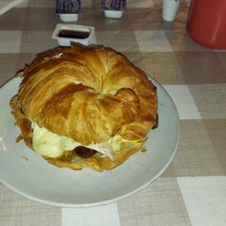 Dutch Kitchen Restaurant - Morning croissant egg sandwich
