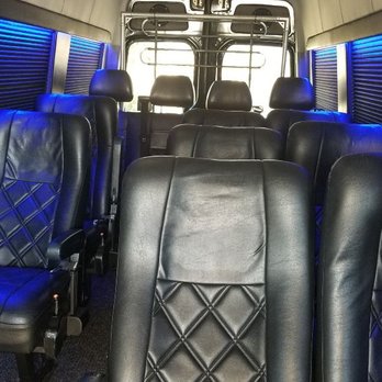 All About U Limousine Service - Inside view 13 passengers corporate sprinter - Limos Near Me - Diamond Bar, California All About U Limousine Service - Inside view 13 passengers corporate sprinter - Limos Near Me - Diamond Bar, California