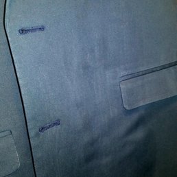 Damaged front of my new suit Damaged front of my new suit