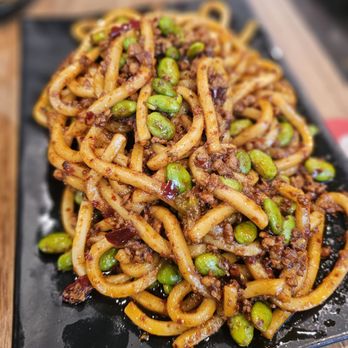 Lao Wu Authentic Shanghai Dumpling - Pan-fried udon with minced pork - Shanghainese Near Me - Edison, New Jersey Lao Wu Authentic Shanghai Dumpling - Pan-fried udon with minced pork - Shanghainese Near Me - Edison, New Jersey