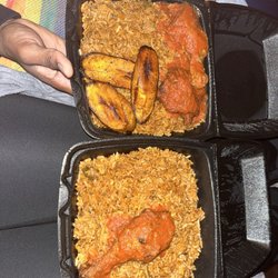 Lagos Kitchen - Kids Jollof Rice with one chicken and Ogbono soup with assorted