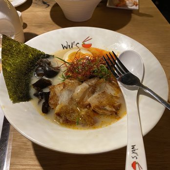 Wu's Ramen - 2. Spicy Tonkatsu Ramen - Ramen Near Me - Orland Park, Illinois Wu's Ramen - 2. Spicy Tonkatsu Ramen - Ramen Near Me - Orland Park, Illinois