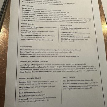 Bar Skula - Menu - Seafood Near Me - Oakland, California