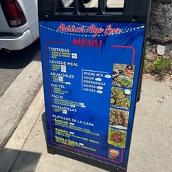 Mariscos Algo Leve - Menu